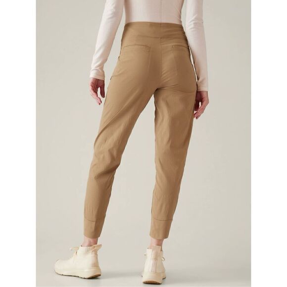 Athleta Trekkie Jogger 8 Tall Lightweight Tan - Picture 2 of 15
